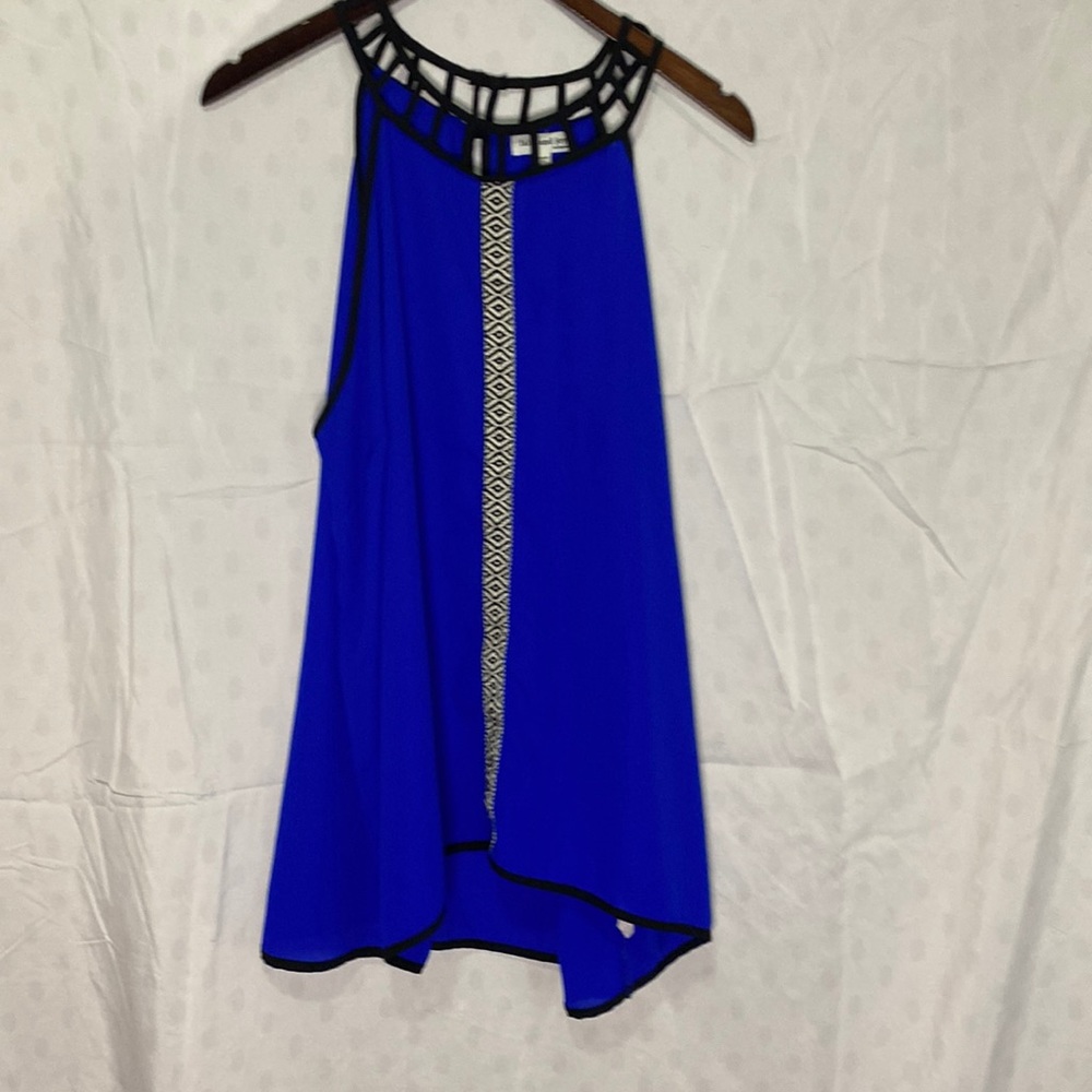 Beautiful blue blouse great with blazer